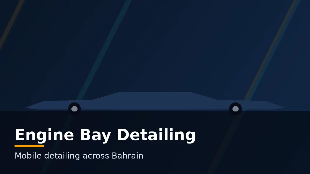 Engine Bay Detailing